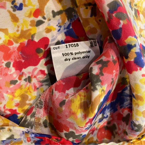 Vintage Guess Georges Marciano Flower Button Up Short Sleeve Shirt Mens Size 1 - Picture 7 of 7